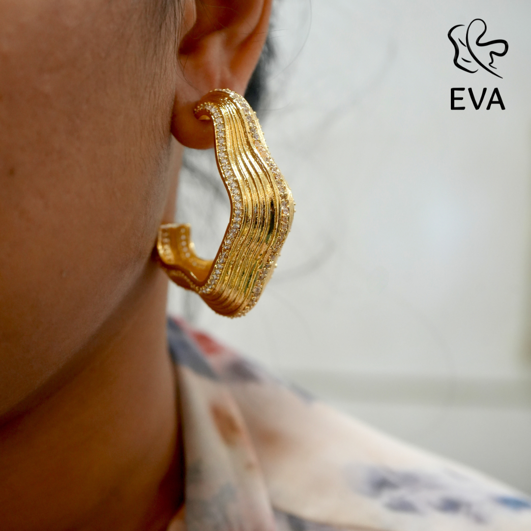 Svara Hoop Earring