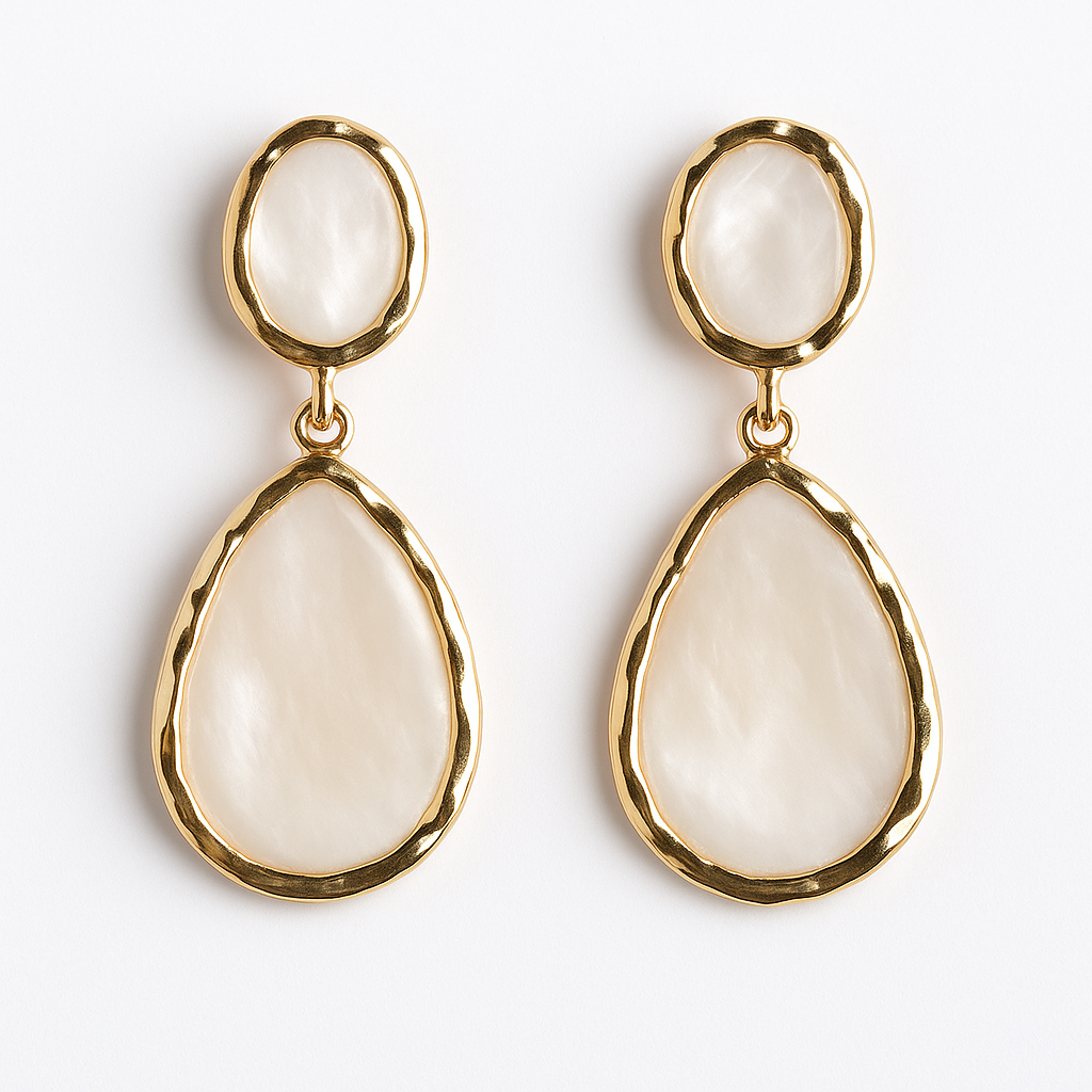 Eva Jewellery Anti-Tarnish Lightweight Statement Drop Earrings