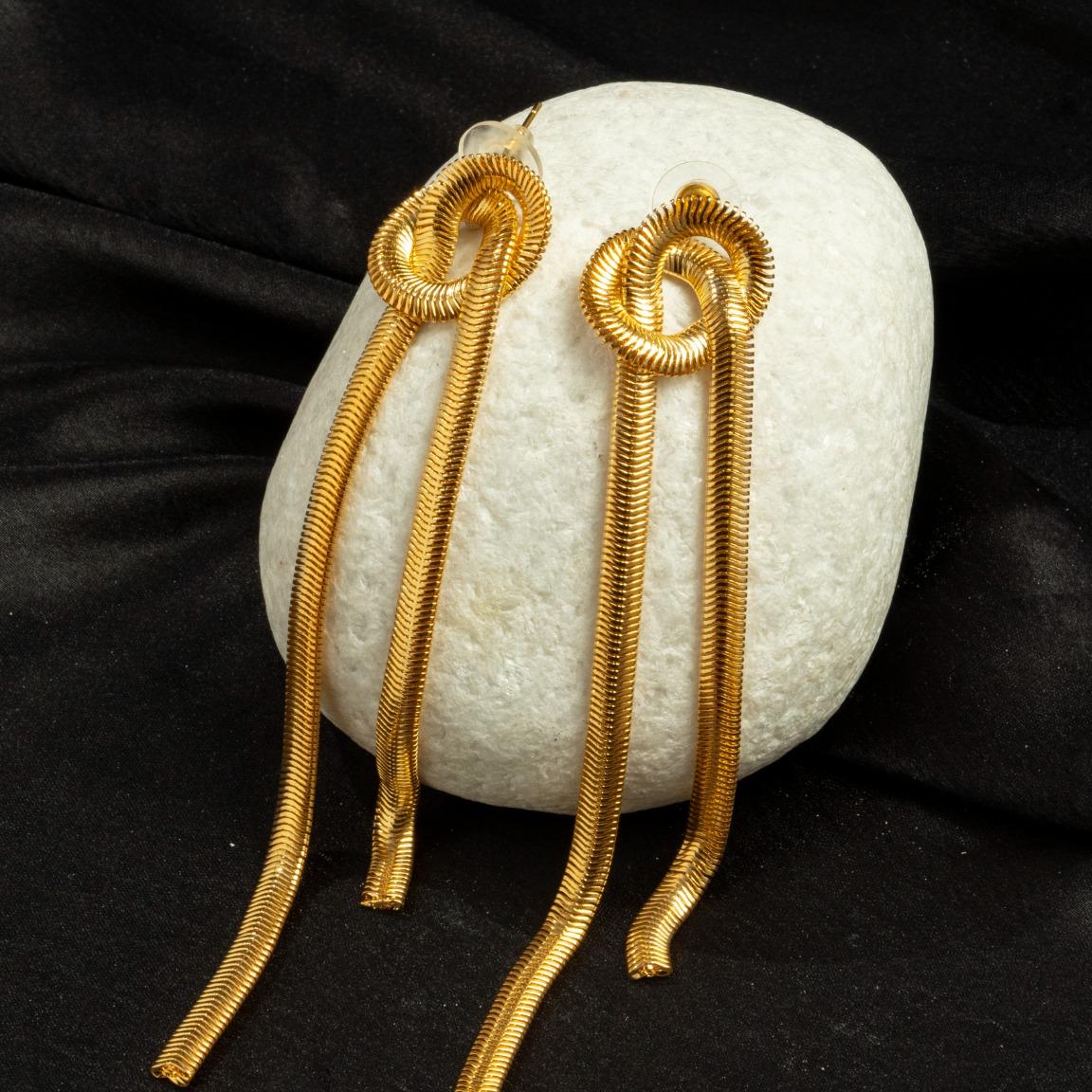 Twist & Flow Lightweight Statement Earrings