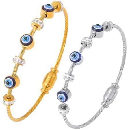 Evil Eye Magnet Bangle