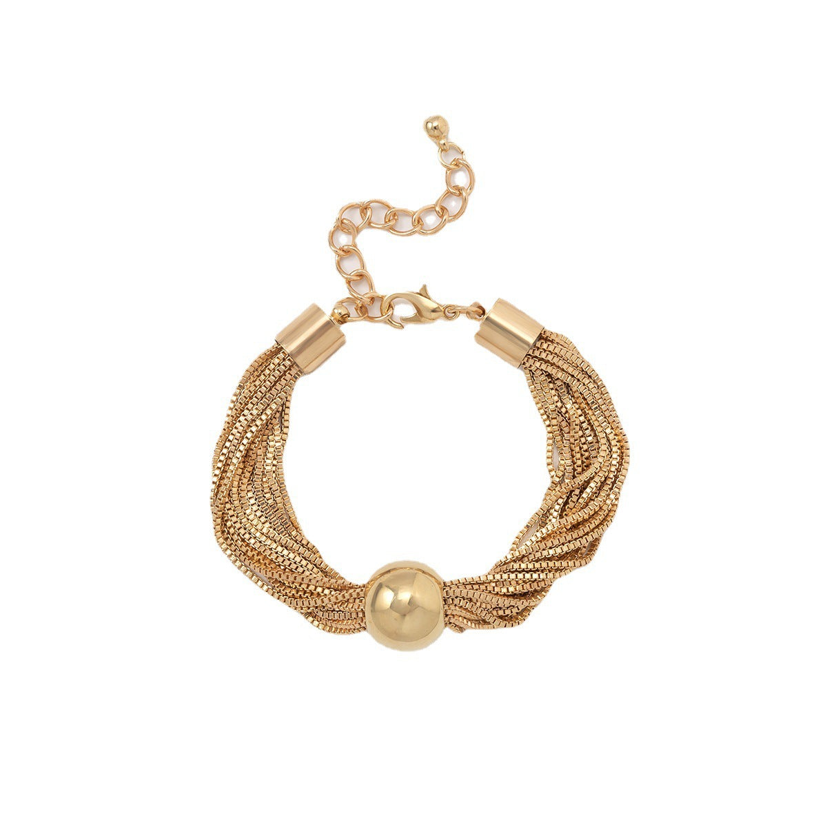 Golden Globe Statement Choker – Anti-Tarnish Bold Necklace for Women