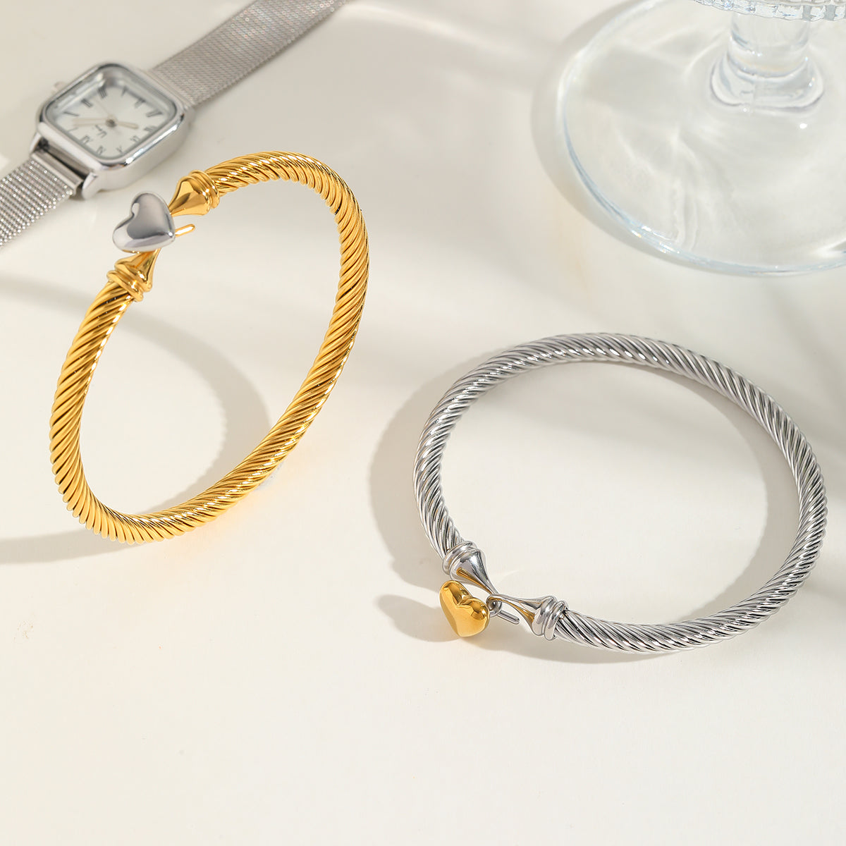 Twist of Love Bangle