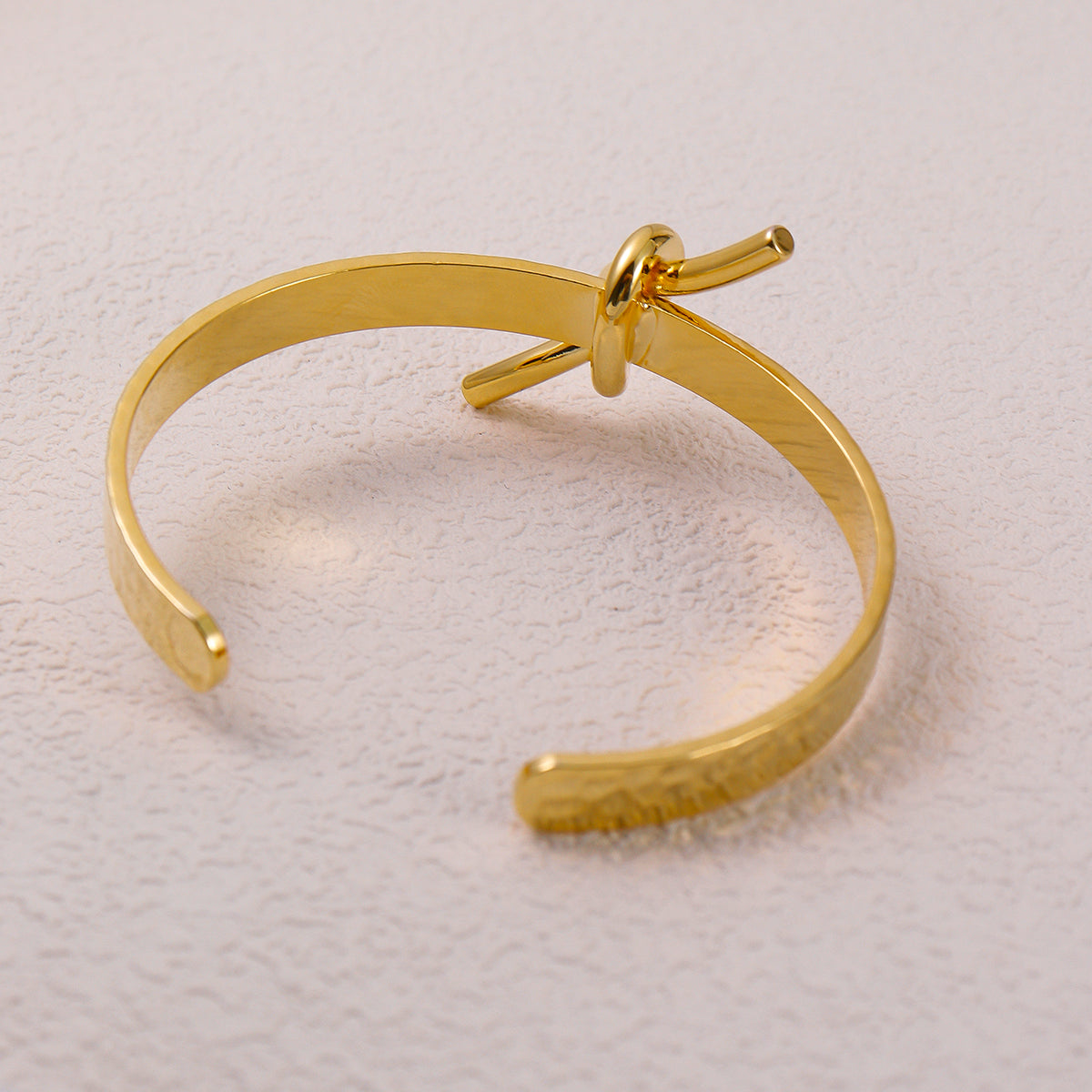 Tide Knot Cuff Bracelet – Anti-Tarnish Gold & Silver Plated Bangles