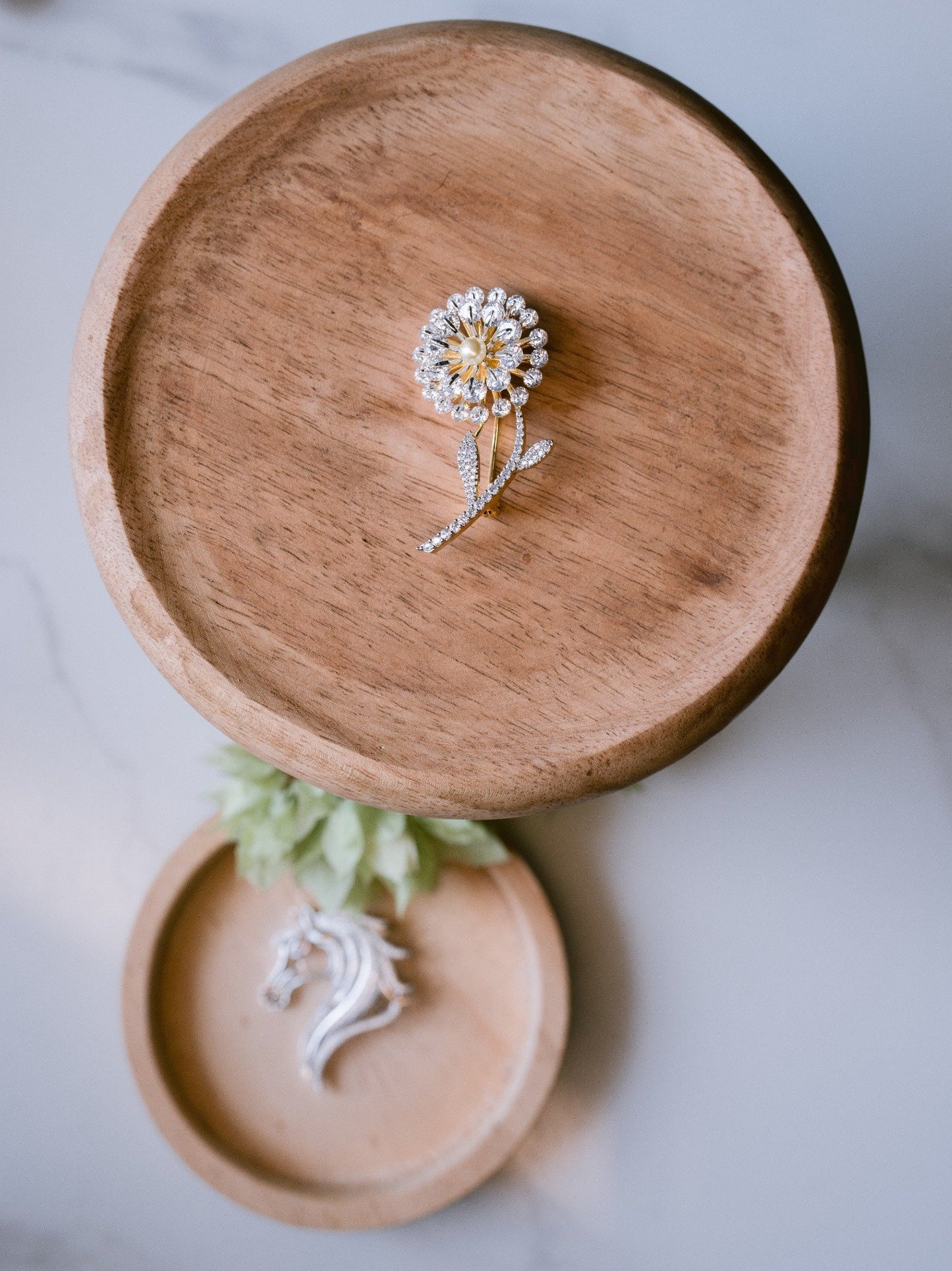 Pearl Bloom Floral Brooch