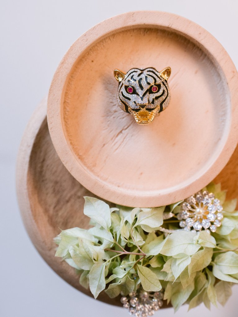 Fierce Grace Tiger Brooch – Statement Animal Pin