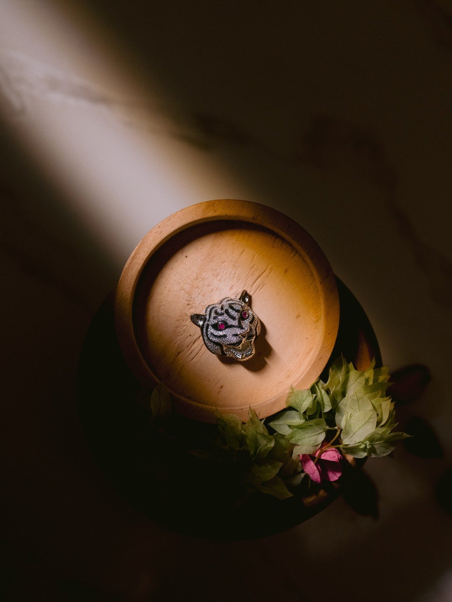 Fierce Grace Tiger Brooch – Statement Animal Pin