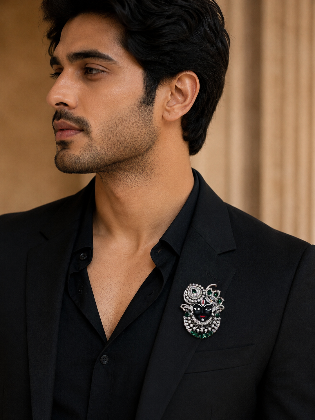Shrinathji Brooch-pin attachment