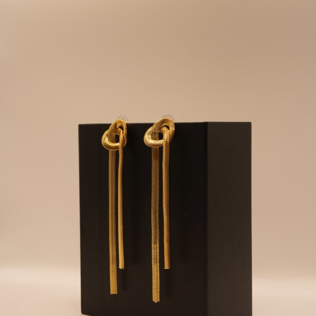 Twist & Flow Lightweight Statement Earrings