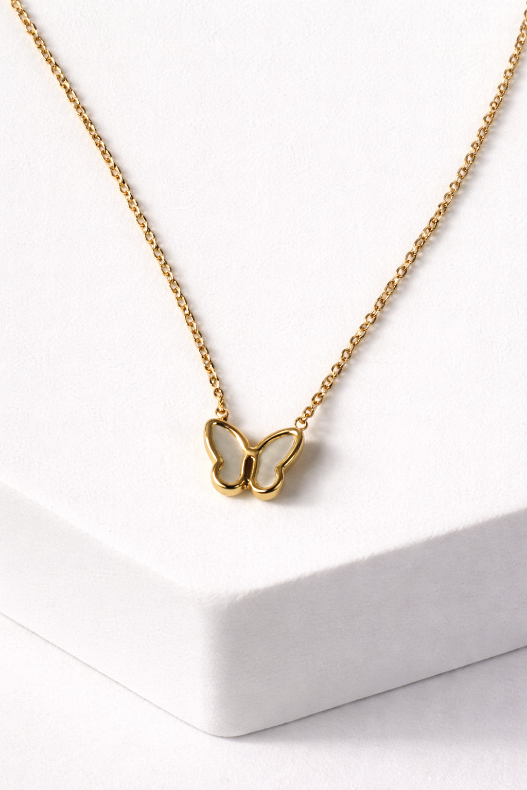 Minimal Gold Butterfly Necklace – Anti-Tarnish Jewellery Under ₹999