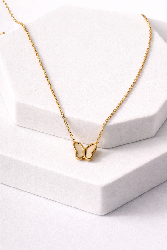 Minimal Gold Butterfly Necklace – Anti-Tarnish Jewellery Under ₹999