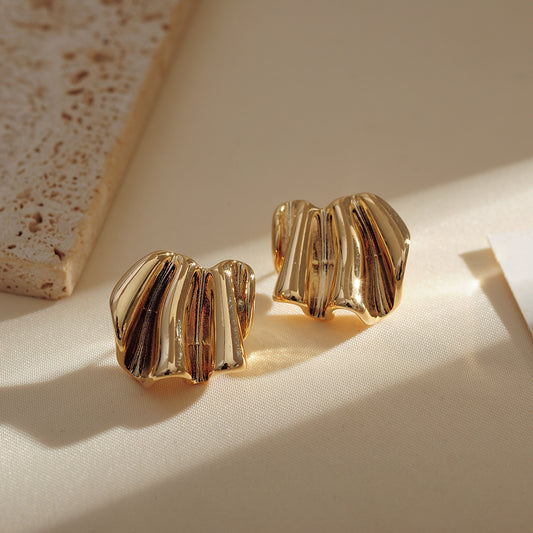 Gilded Flow Studs