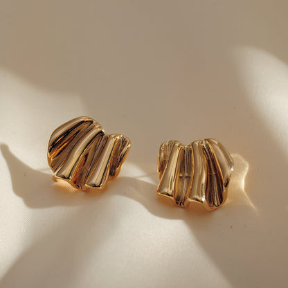 Gilded Flow Studs