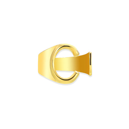Gold Alphabet Rings Set – Anti-Tarnish Adjustable Initial Rings Under ₹999