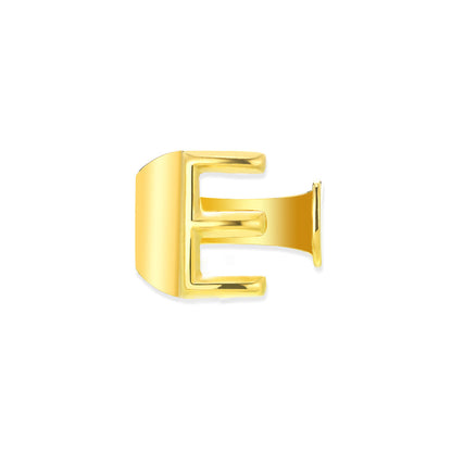 Gold Alphabet Rings Set – Anti-Tarnish Adjustable Initial Rings Under ₹999