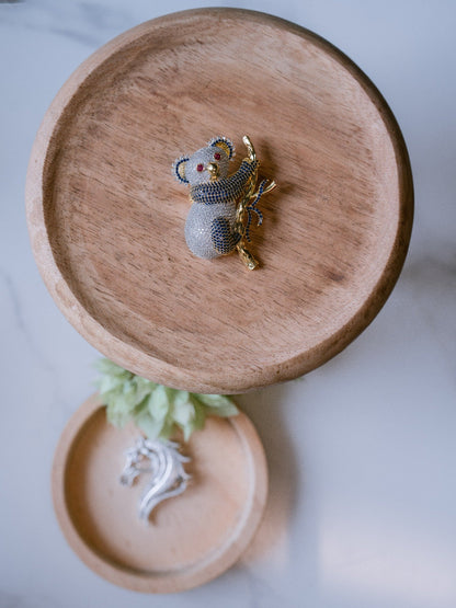 Bamboo Bliss Panda Brooch