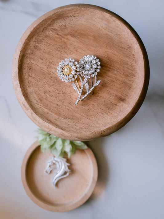 Pearl Bloom Floral Brooch