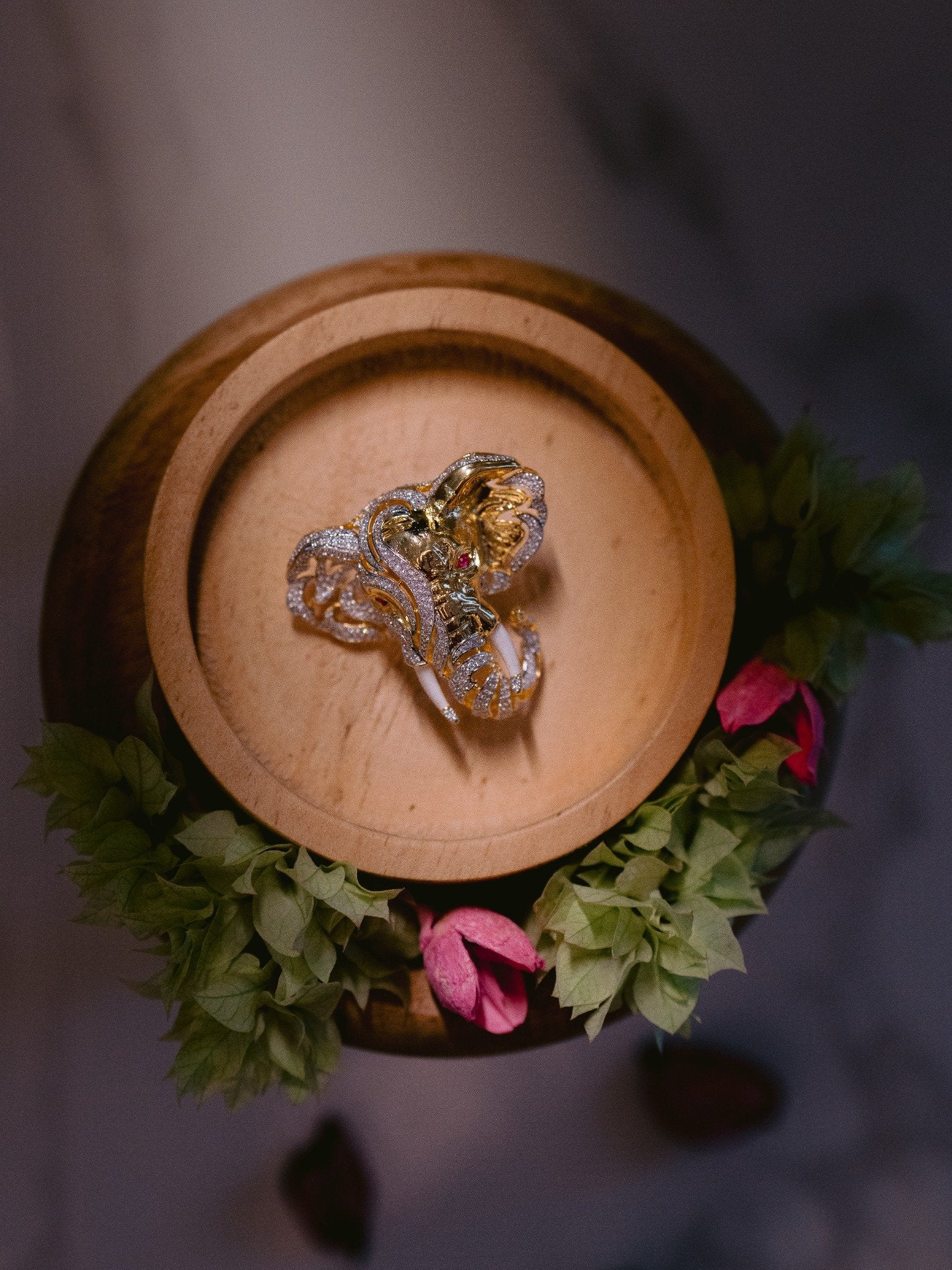 Majestic Tusker Brooch – Statement Elephant Pin for Jackets, Sarees & Blazers
