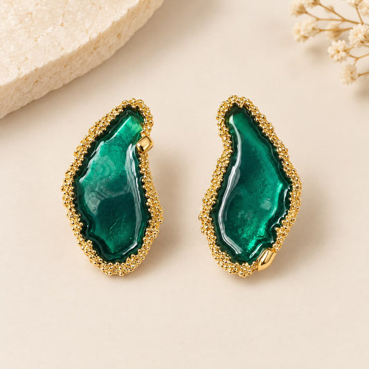 Rhea Geode Earrings