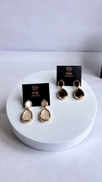 Eva Jewellery Anti-Tarnish Lightweight Statement Drop Earrings