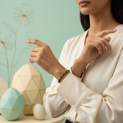 Luxury Bamboo Enamel Bracelet – Stackable Colorful Women’s Bangle