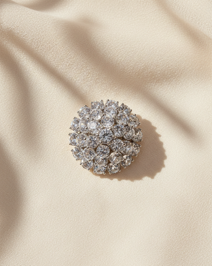 Noor Crystal Magnetic Brooch