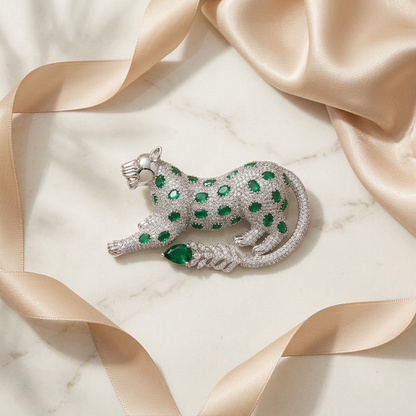 The Emerald Prowler Brooch