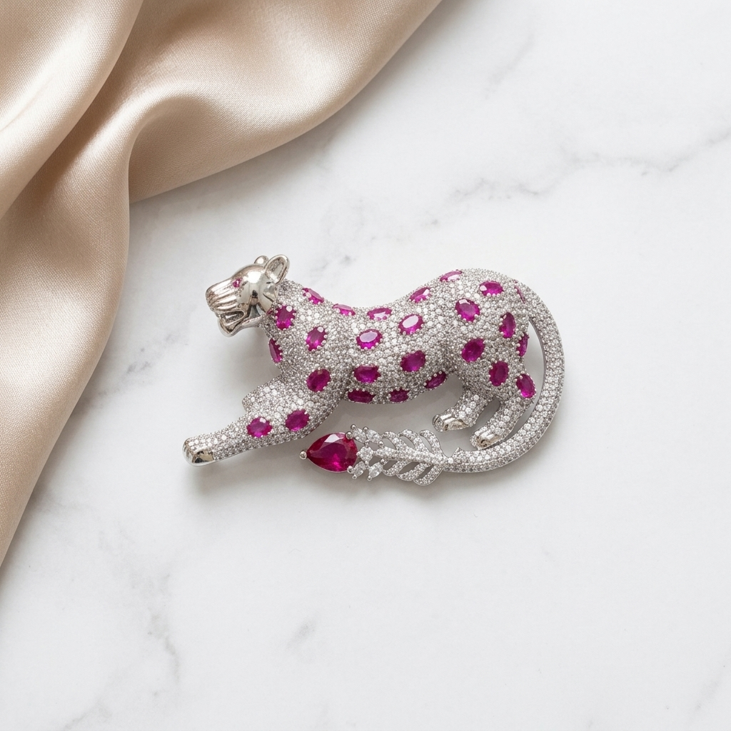 The Emerald Prowler Brooch