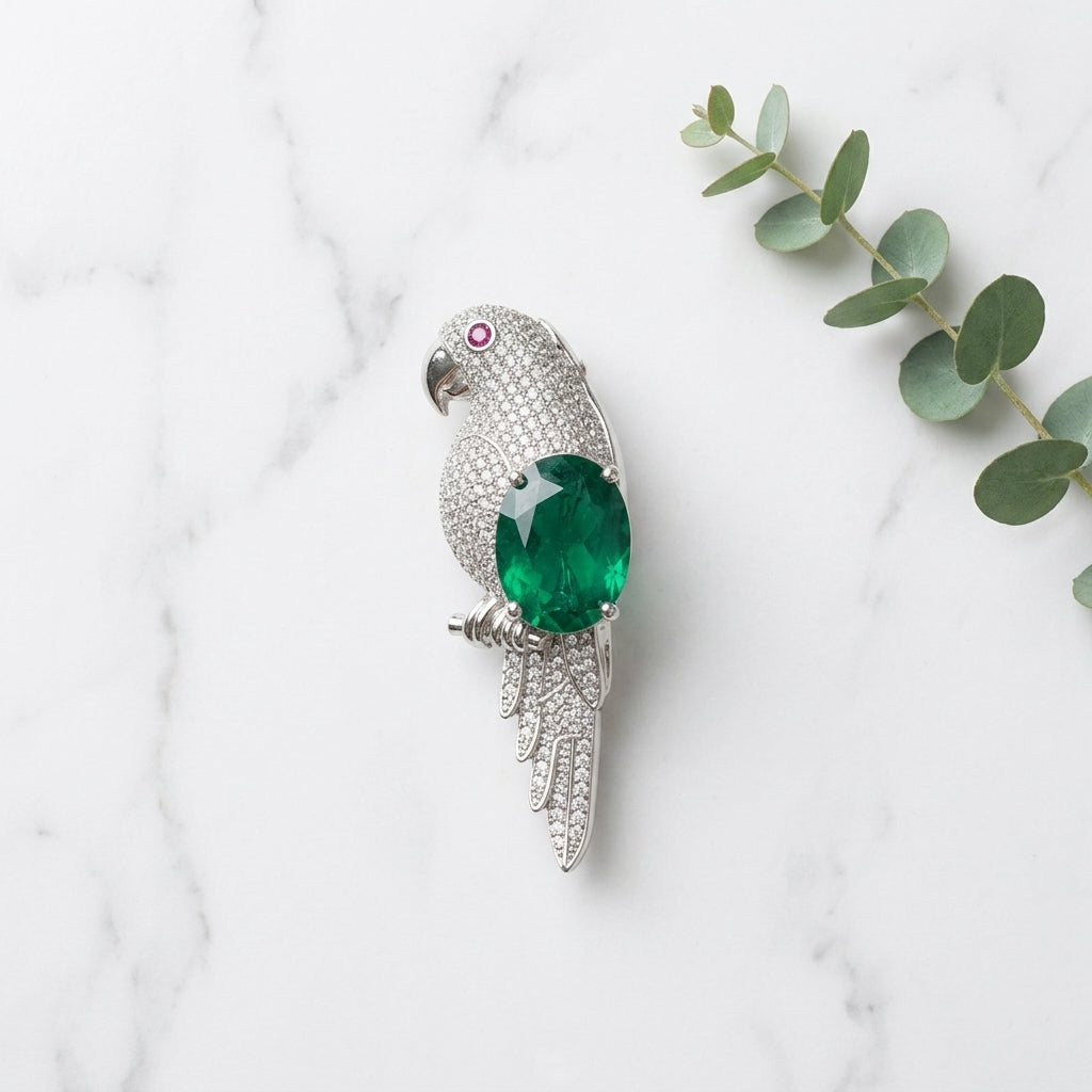The Panna Tota Brooch
