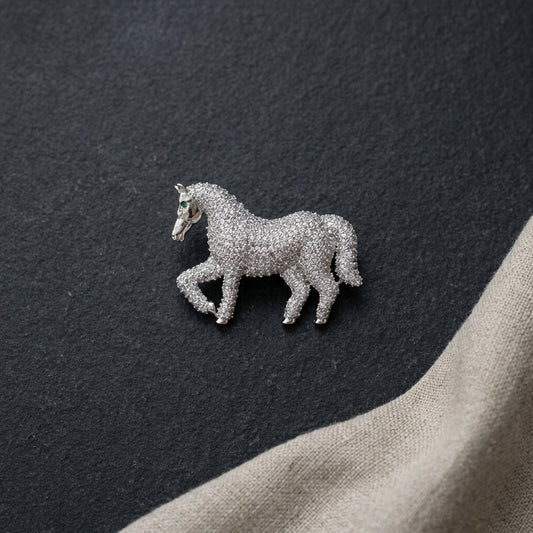 The Trotting Horse Brooch