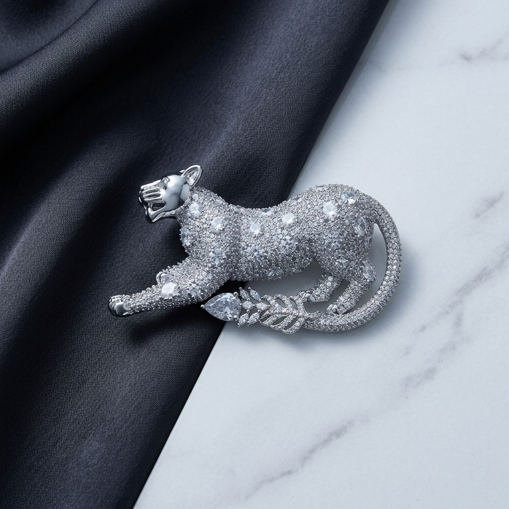 The Emerald Prowler Brooch