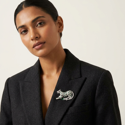 The Emerald Prowler Brooch