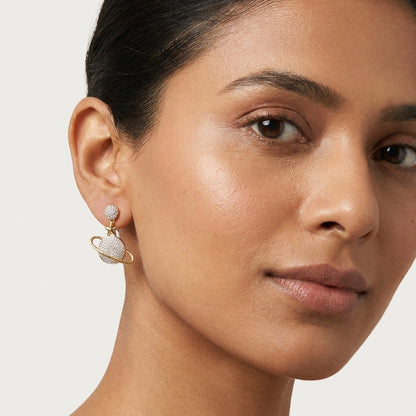 Saturn Star Earrings  – 18K Gold Plated Cat Studs