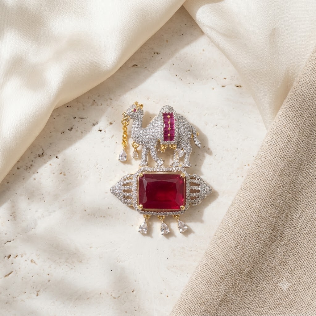 The Rajwadi Camel Brooch