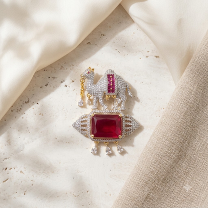 The Rajwadi Camel Brooch