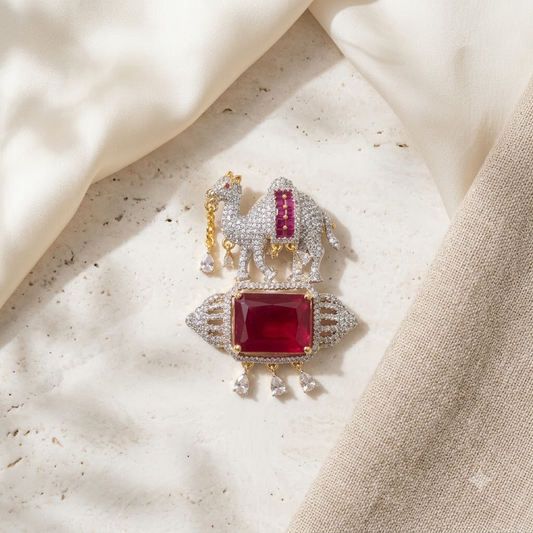 The Rajwadi Camel Brooch