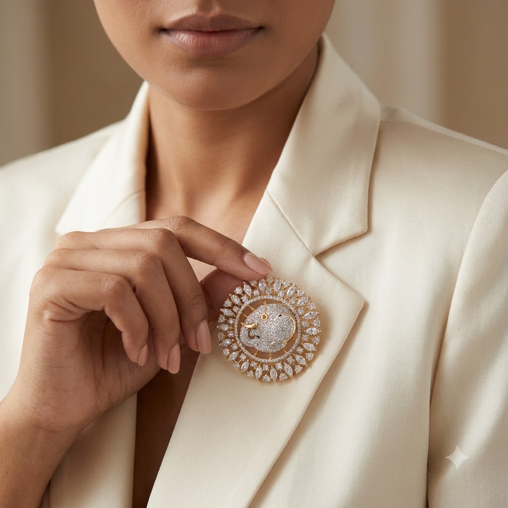 The Prabha Gaj Brooch