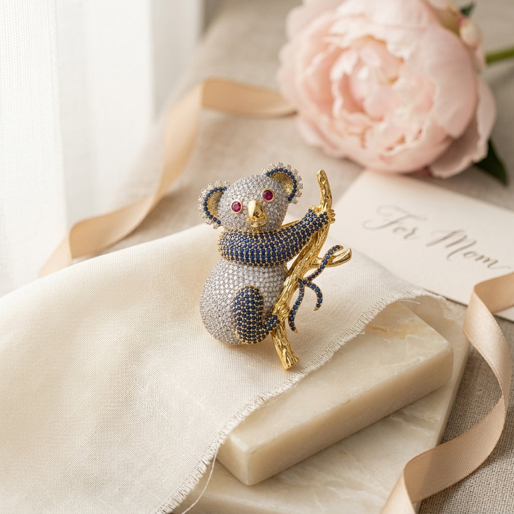 Bamboo Bliss Panda Brooch