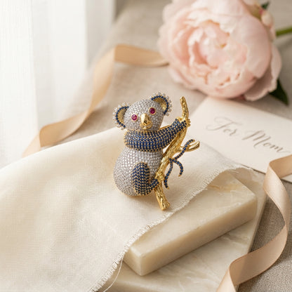 Bamboo Bliss Panda Brooch