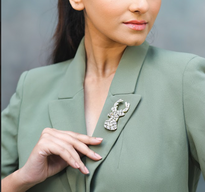 Regal Fracture Brooch